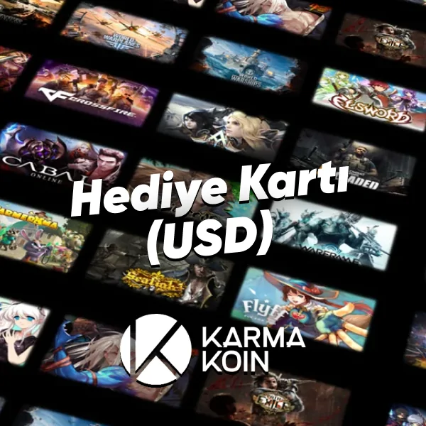 karma koin usd hediye kartı